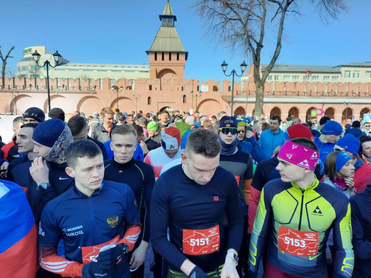 В Туле прошел легкоатлетический забег «Мы вместе Крым»