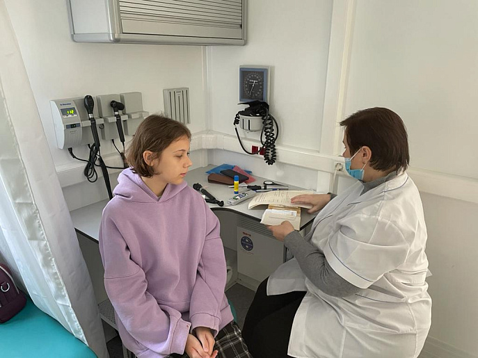 Более 160 маленьких жителей Веневского района осмотрели специалисты детской областной больницы