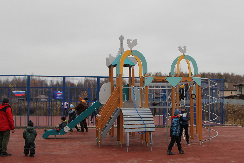 Открытие общественного пространства в деревне Скорнево