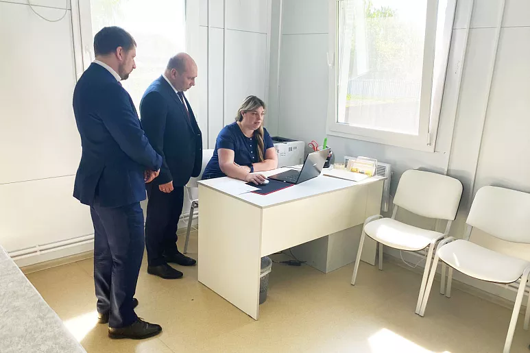 По программе модернизации первичного звена в Алексине продолжается обновление поликлиник и ФАПов