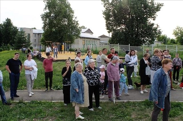 Открытие комплексной спортивно-игровой площадки  в г. Ефремов, установленной в рамках проекта "Народный бюджет"