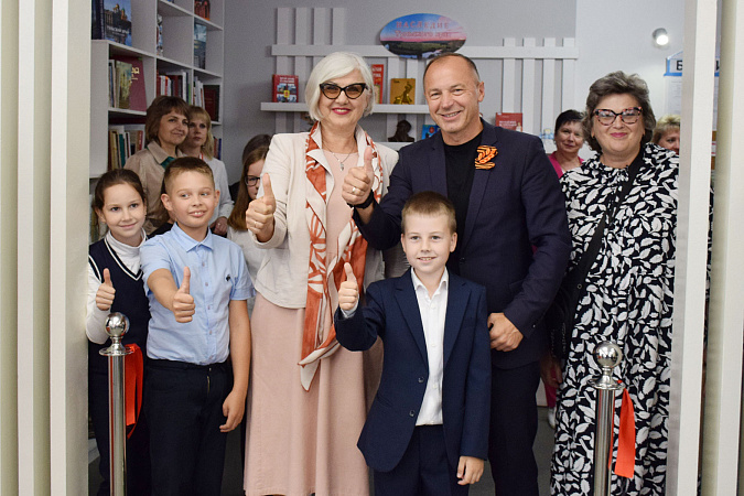 В Узловском районе открылась первая модельная библиотека